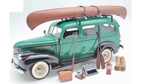 1946 Chevrolet Suburban Carryall, масштабная модель, Franklin Mint, scale24