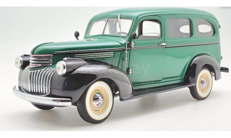 1946 Chevrolet Suburban Carryall, масштабная модель, Franklin Mint, scale24