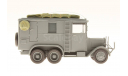 1934  Bussing NAG G31K   Kfz.61   6X4  1.5 TON ARMORED TRUCK KASTENWAGEN, редкая масштабная модель, CHASS/Ю.Кипер/, 1:43, 1/43