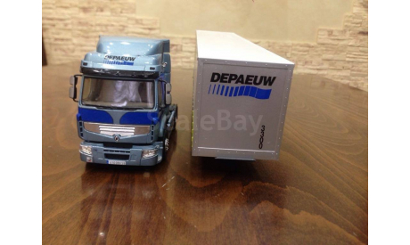 Продам масштабную модель, масштабная модель, 1:43, 1/43, Eligor, Renault Premium DXL с полуприцепом DEPAEUW 2012