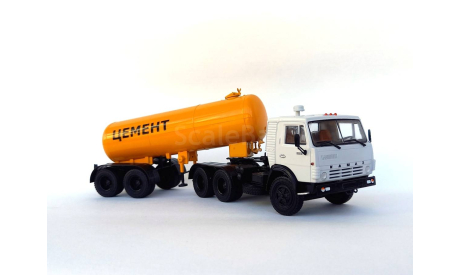 Сцепка КАМАЗ-54112 с полуприцепом ТЦ-11 ПАО КАМАЗ, масштабная модель, 1:43, 1/43