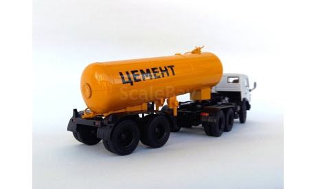 Сцепка КАМАЗ-54112 с полуприцепом ТЦ-11 ПАО КАМАЗ, масштабная модель, 1:43, 1/43