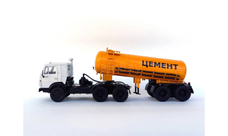 Сцепка КАМАЗ-54112 с полуприцепом ТЦ-11 ПАО КАМАЗ, масштабная модель, 1:43, 1/43