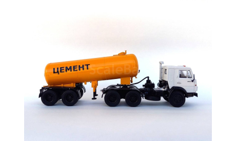 Сцепка КАМАЗ-54112 с полуприцепом ТЦ-11 ПАО КАМАЗ, масштабная модель, 1:43, 1/43