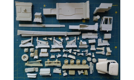 Набор для сборки ЗИЛ -133ГЯ Автокран, сборная модель автомобиля, 1:24, 1/24