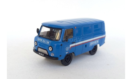 УАЗ-3741 Почта России (АНС №31), журнальная серия Автомобиль на службе (DeAgostini), Автомобиль на службе, журнал от Deagostini, scale43