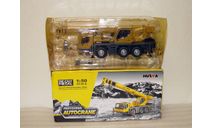 1:50 3-axles telescopic autocrane, масштабная модель, scale50