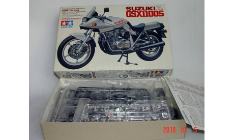 Suzuki GSX1100, сборная модель мотоцикла, Tamiya, scale12