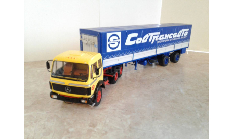 Mercedes-Benz NG 2232 с полуприцепом Fruehauf Savoyarde ... (SSM) ..., масштабная модель, Start Scale Models (SSM), scale43