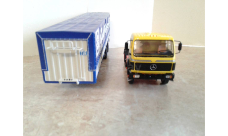 Mercedes-Benz NG 2232 с полуприцепом Fruehauf Savoyarde ... (SSM) ..., масштабная модель, Start Scale Models (SSM), scale43