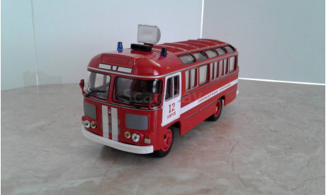 ПАЗ-672М пожарный ... (СОВА) ..., масштабная модель, 1:43, 1/43, Советский Автобус