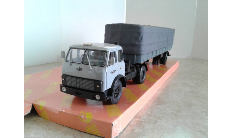 МАЗ-504В с п/пр. МАЗ-9380 (1/2) ... - (Наш Автопром)..., масштабная модель, scale43