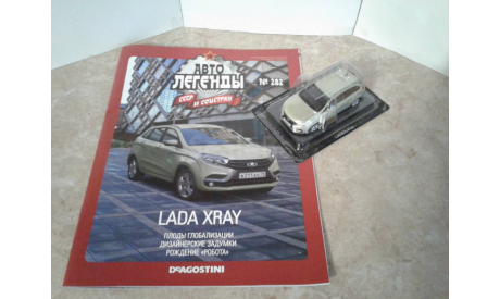 LADA X-RAY ... (DeA) ..., масштабная модель, Автолегенды СССР журнал от DeAgostini, ВАЗ, scale43