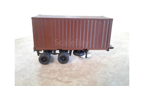 Полуприцеп контейнеровоз ... +, масштабная модель, scale43, Элекон