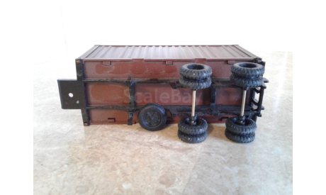 Полуприцеп контейнеровоз ... +, масштабная модель, scale43, Элекон
