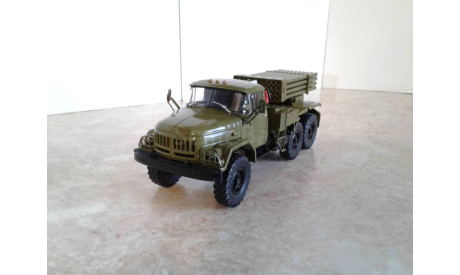 ЗиЛ-131 ’ГРАД-1’ ... (Легендарные грузовики СССР) ..., масштабная модель, scale43