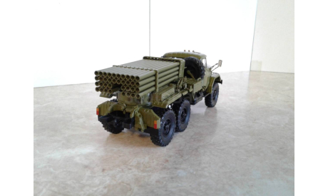 ЗиЛ-131 ’ГРАД-1’ ... (Легендарные грузовики СССР) ..., масштабная модель, scale43