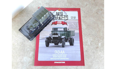 Горький-АА  ... (DeA) ..., масштабная модель, Автолегенды СССР журнал от DeAgostini, ГАЗ, scale43