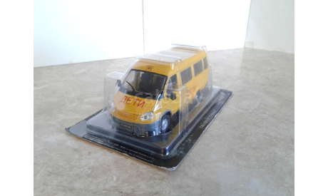 322121 ’GAZель’ школьный автобус ... (ДеА)..., масштабная модель, Автомобиль на службе, журнал от Deagostini, ГАЗ, scale43