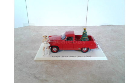 Горький-М22 ’Волга’ пикап ’Merry X-MAS’ ... (NEO)..., масштабная модель, scale43, Neo Scale Models, ГАЗ