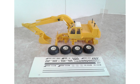 Экскаватор ЭО-4321 ... (АТЕК) ..., масштабная модель, scale43