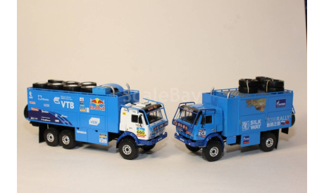 Кит КамАЗ Дакар № 506, W4... (zzz400)..., сборная модель автомобиля, scale43
