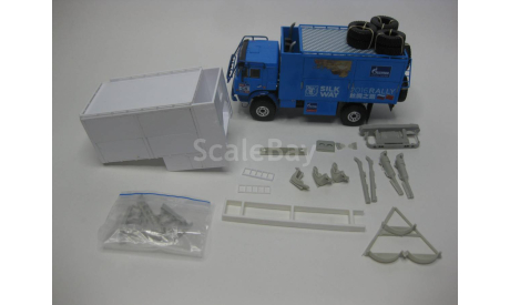 Кит КамАЗ Дакар № 506, W4... (zzz400)..., сборная модель автомобиля, scale43