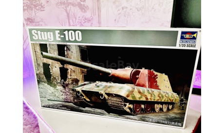 Trumpeter 09542 STUG E-100, сборные модели бронетехники, танков, бтт, Stug E 100, scale35