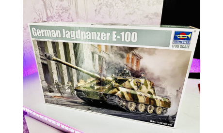 Trumpeter 01596 Jagdpanzer E-100 (1:35), сборные модели бронетехники, танков, бтт, 1/35
