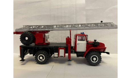 Автолестница АЛ-30 (43206), сборная модель автомобиля, УРАЛ, Конверсии мастеров-одиночек, 1:43, 1/43