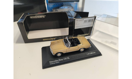 1/43 Mercedes-Benz 230SL (W113) Pagoda Minichamps, масштабная модель, scale43