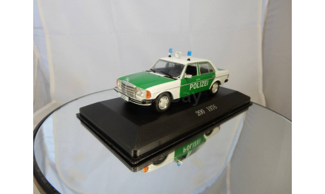 1/43 Mercedes-Benz 200 Polizei W123 Altaya, масштабная модель, 1:43