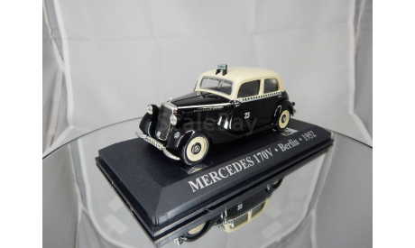 1/43 Mercedes-Benz 170V Berlin Taxi Altaya, масштабная модель, scale43