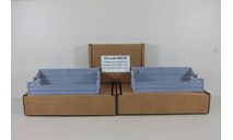 Надставные борта и набор для доработки сцепки КАЗ-4540 и ГКБ-8535 ССМ, АИСТ, АвД, сборная модель автомобиля, Fm-Lab, scale43