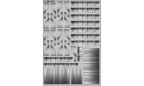 DKM0172 Набор декалей Шторки для Ikarus 256 серые (100x140 мм), фототравление, декали, краски, материалы, MAKSIPROF, scale43