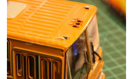 Фонарь автопоезда оранжевый 1.370.2-000 IKARUS (№71/1), запчасти для масштабных моделей, Оптика Три-А Студио, scale43