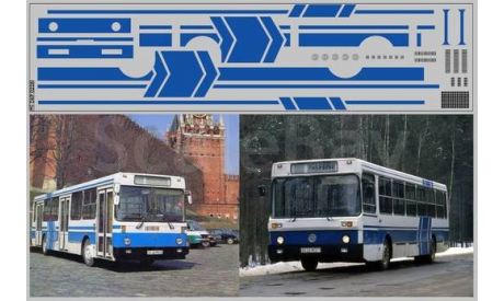 DKP0228 Полосы для ЛиАЗ-5256.00 Вариант 9, фототравление, декали, краски, материалы, MAKSIPROF, scale43