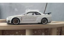 Nissan Skyline GT-R (R34) MINES, масштабная модель, AOSHIMA, scale24