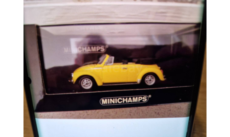 Volkswagen 1303 Cabriolet Minichamps, масштабная модель, scale43