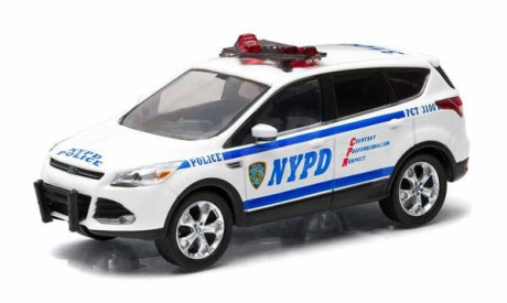 Ford Escape New York City Police Department 2014 Greenlight 1.43, масштабная модель, Greenlight Collectibles, scale43