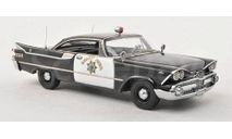 PLYMOUTH CUSTOMS Royal Lancer Coupe California Highways Patrol 1959 NEO 1.43, масштабная модель, Neo Scale Models, scale43