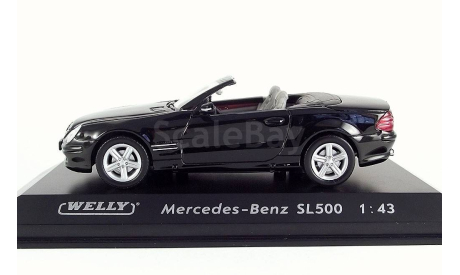 Mercedes Benz SL500 ’05 Welly 1:43, масштабная модель, scale43, Mercedes-Benz