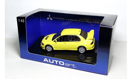 Mitsubishi Lancer Evolution VII AUTOart, масштабная модель, scale43