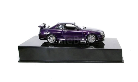 Nissan Skyline R34 GTR 1999 AUTOart, масштабная модель, scale43