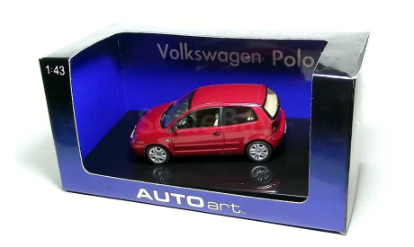 Volkswagen Polo AUTOart, масштабная модель, scale43