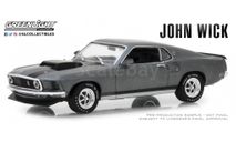 FORD Mustang BOSS 429 1969 (из к/ф ’Джон Уик’), масштабная модель, Greenlight Collectibles, scale43