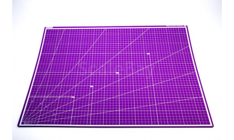 Коврик для резки А2, 3 слоя, фиолетовый, кошечки собачки_2, инструменты для моделизма, расходные материалы для моделизма