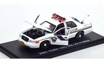 FORD Crown Victoria Police Interceptor ’Pembroke Pines Police’ 2001 (из т/c ’Декстер’), масштабная модель, Greenlight Collectibles, scale43
