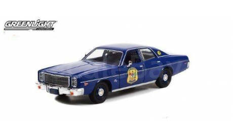 PLYMOUTH Fury ’Delaware State Police’ (1978), масштабная модель, Greenlight Collectibles, scale24