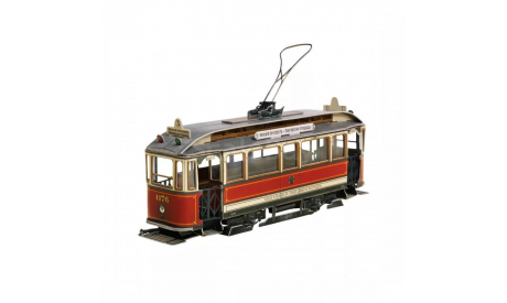 Сборная модель Петербургский трамвай, сборная модель автомобиля, Умная бумага, scale43